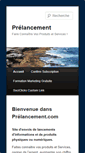Mobile Screenshot of prelancement.com